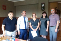 Подписание договора о сотрудничестве с ООО «INTER CENTER ASD» (Бишкек)